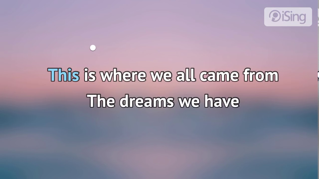 In my mind karaoke (iSing)