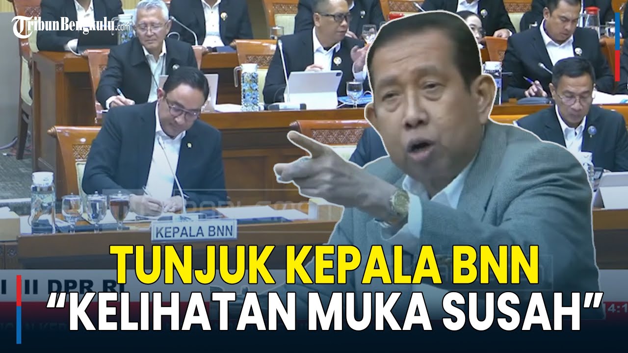 Kelakar Jenderal Safaruddin Tunjuk-tunjuk Kepala BNN dan BNNP saat Rapat di DPR RI: Muka-Muka Susah