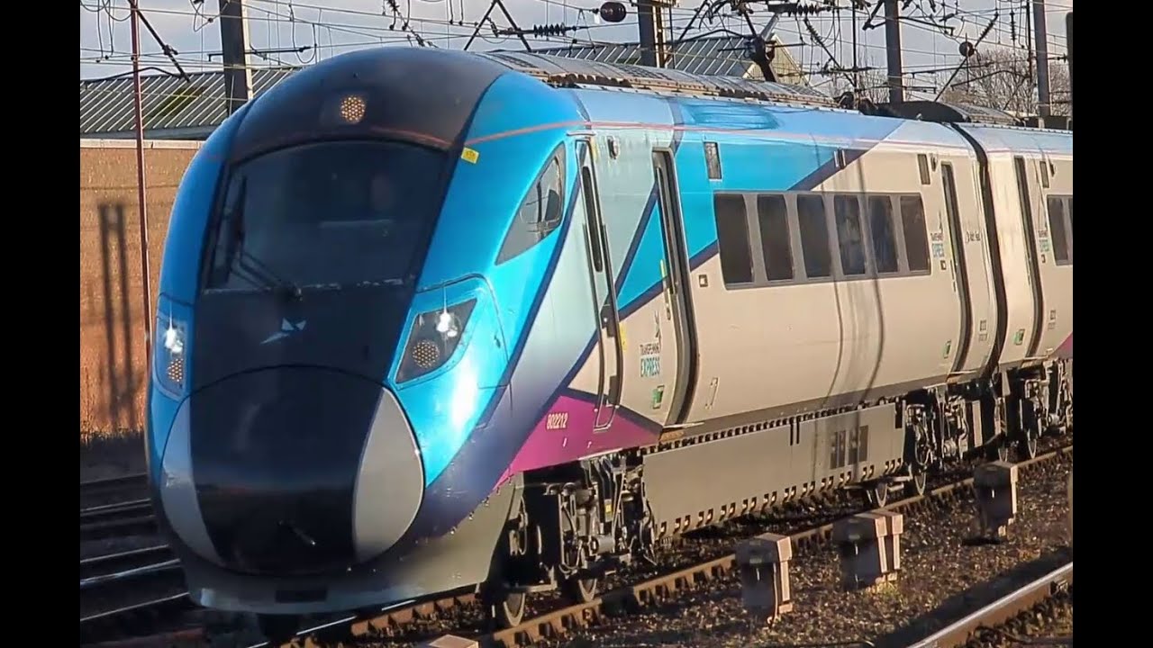 Transpennine Express Nova 1 and Nova 2 trains in action at Carlisle