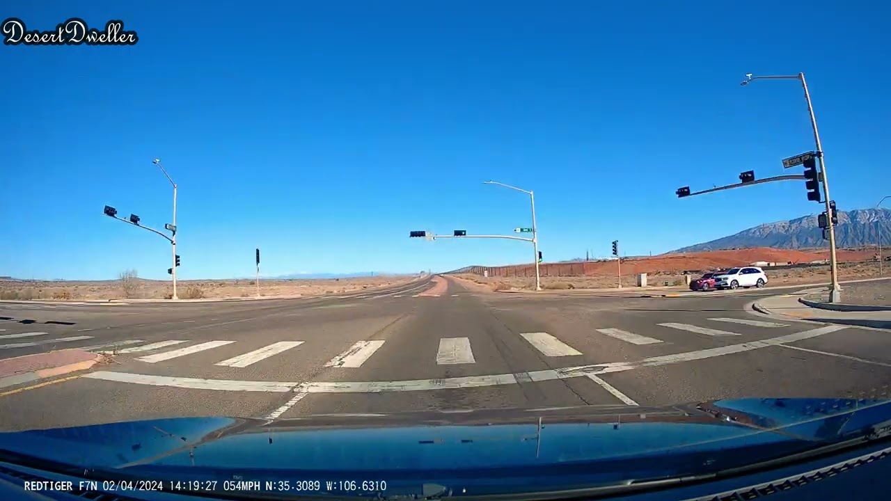 Driving thru Rio Rancho, NM - NM-347 (east) to Bernalillo, NM