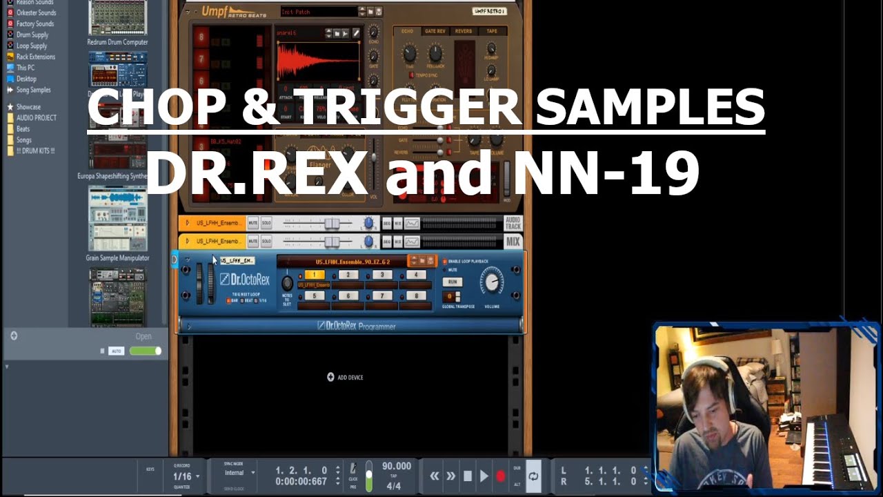 Learn how to CHOP & TRIGGER SAMPLES with Dr. Rex and the NN19 Digital Sampler (Podcast #3)
