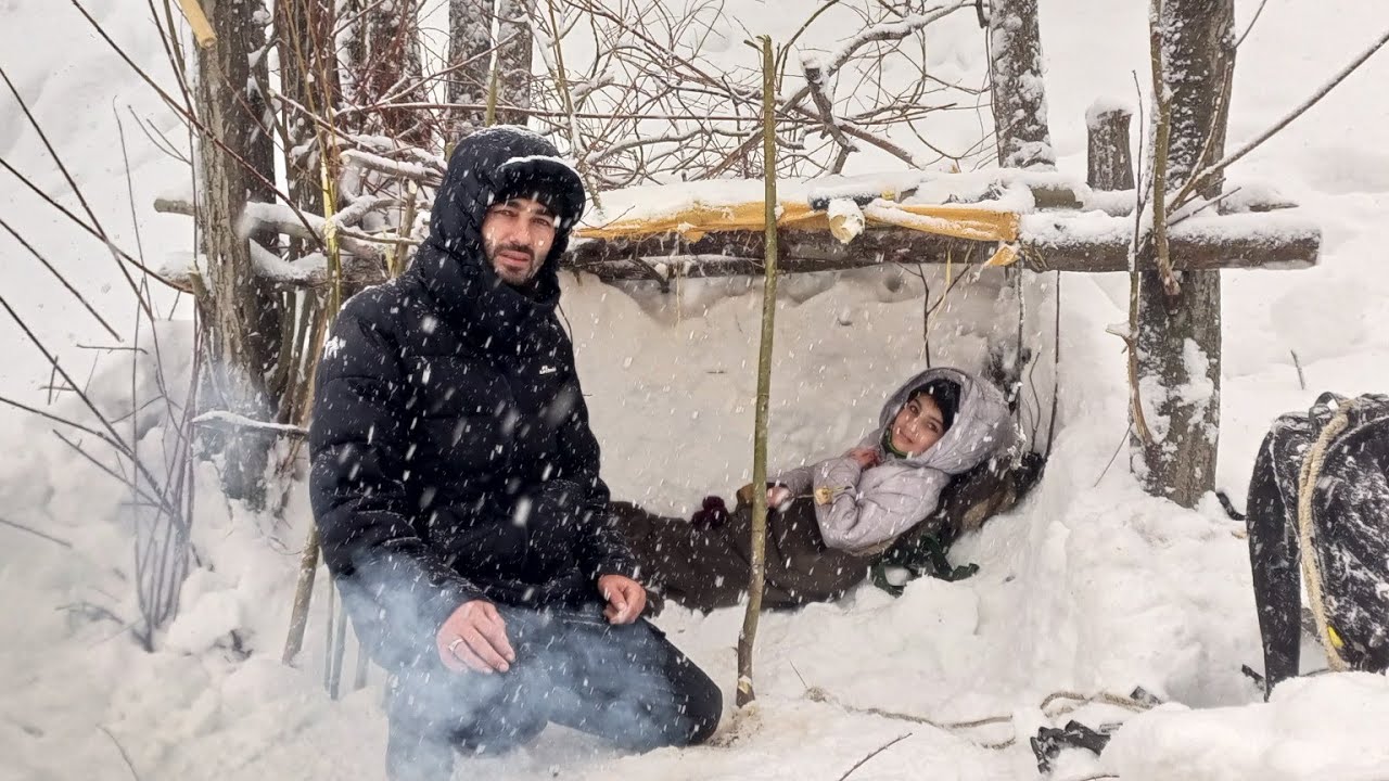 A Father Fight to Save Her Daughter | Surviving the Frozen Mountains#fatheranddaughter #nature 