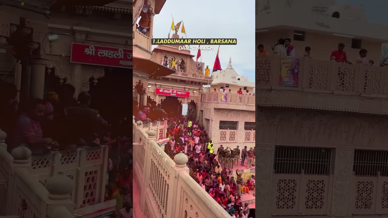World Famous Holi 2025: Celebrations of Vrindavan, Mathura & Barsana #holi #holi2025 #holispecial