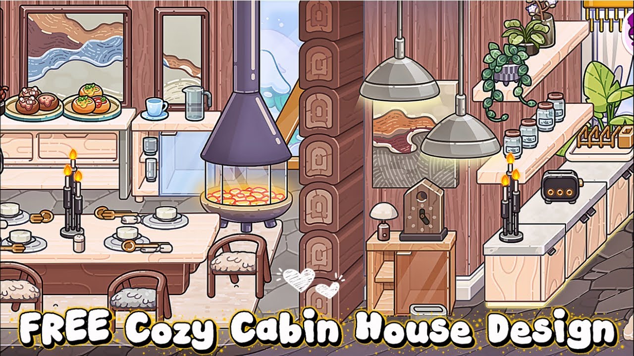 FREE Cozy Cabin House Design 🏡✨ | Avatar World Aesthetic Home Tour