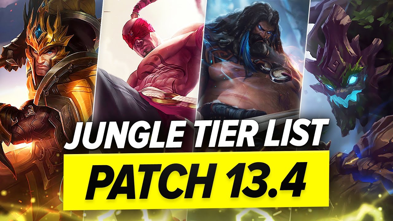 TIER LISTA JUNGLERÓW NA SEZON 13 (Patch 13.4) - JUNGLE TIER LIST SEASON 13 - Patch 13.4