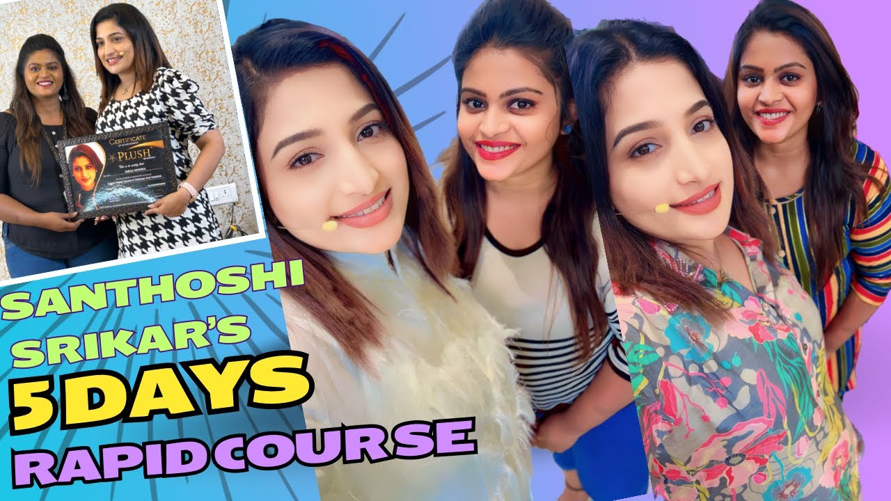 Santhoshi srikar-plush academy || My journey as a makeup artist & hairstylist