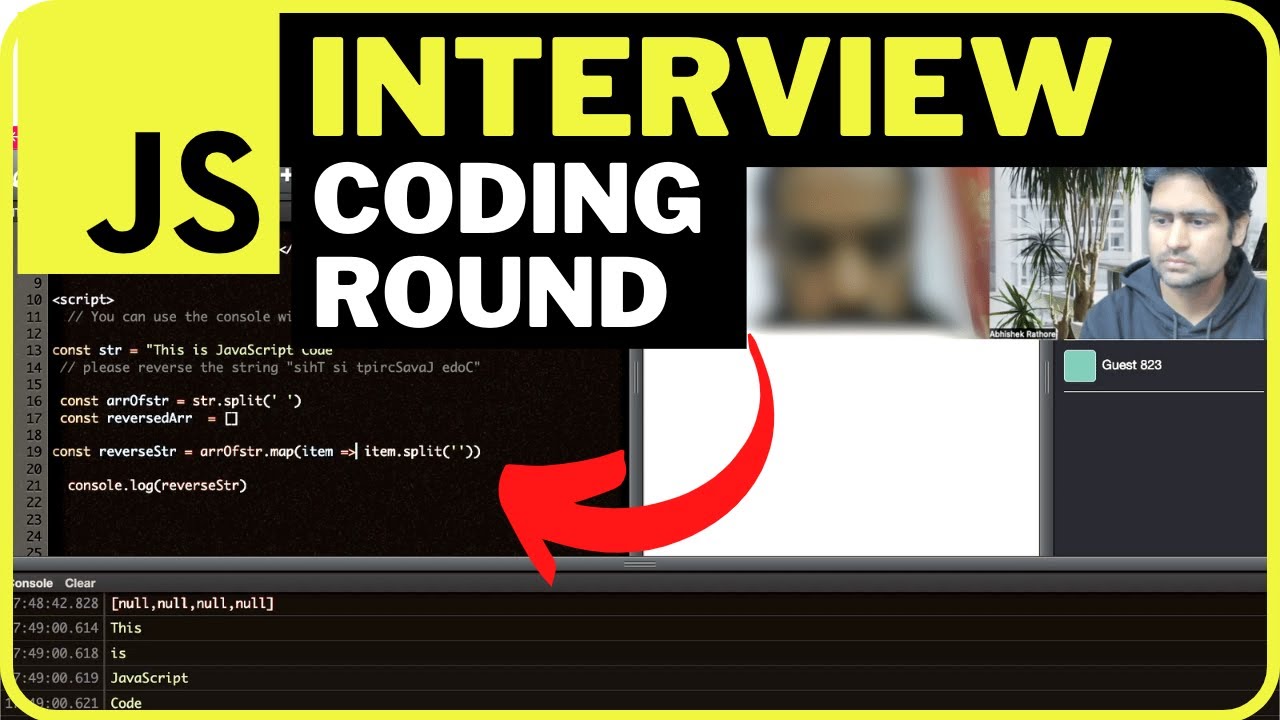 JavaScript Live Coding Interview (Mock) - Javascript interview questions #javascript #reactjs