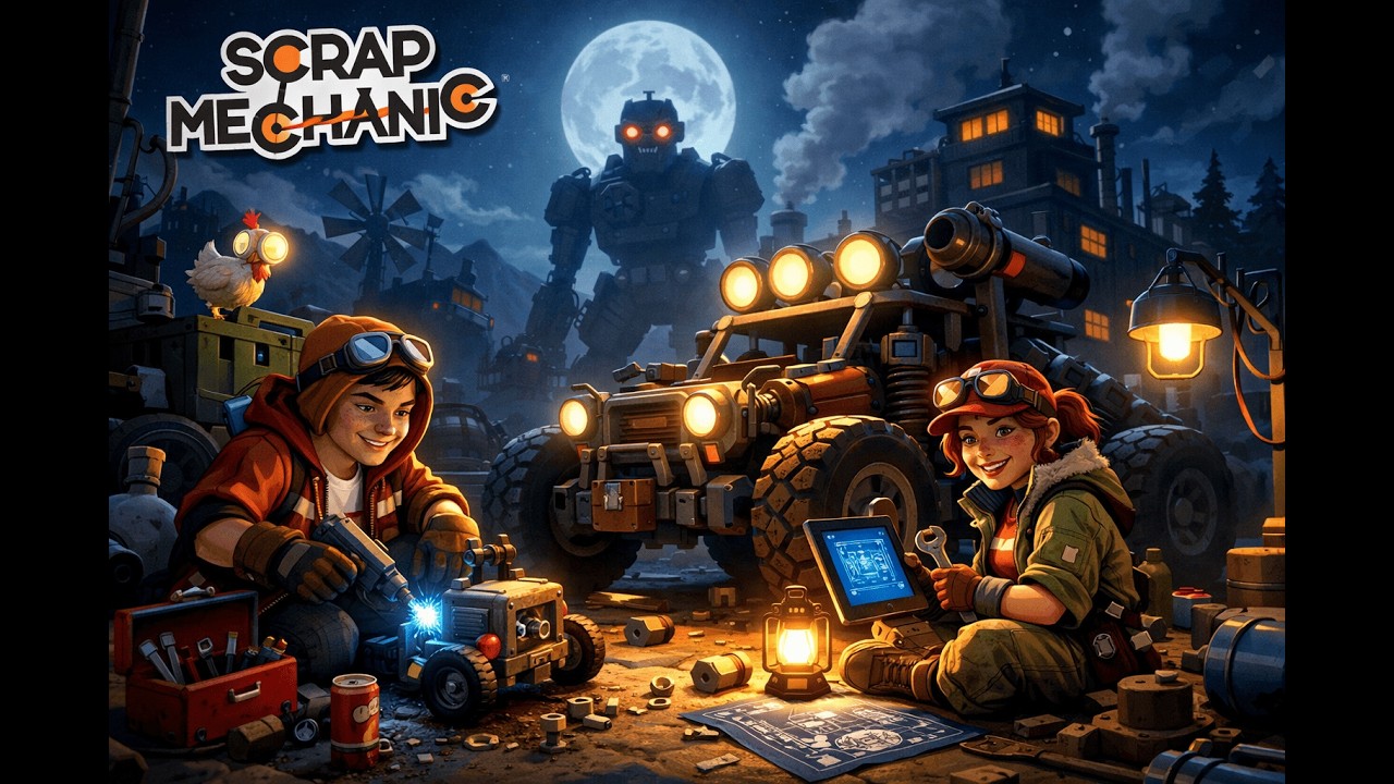 SCRAP MECHANIC MULTIPLAYER, SOBREVIVENTES DA GAMBIARRA