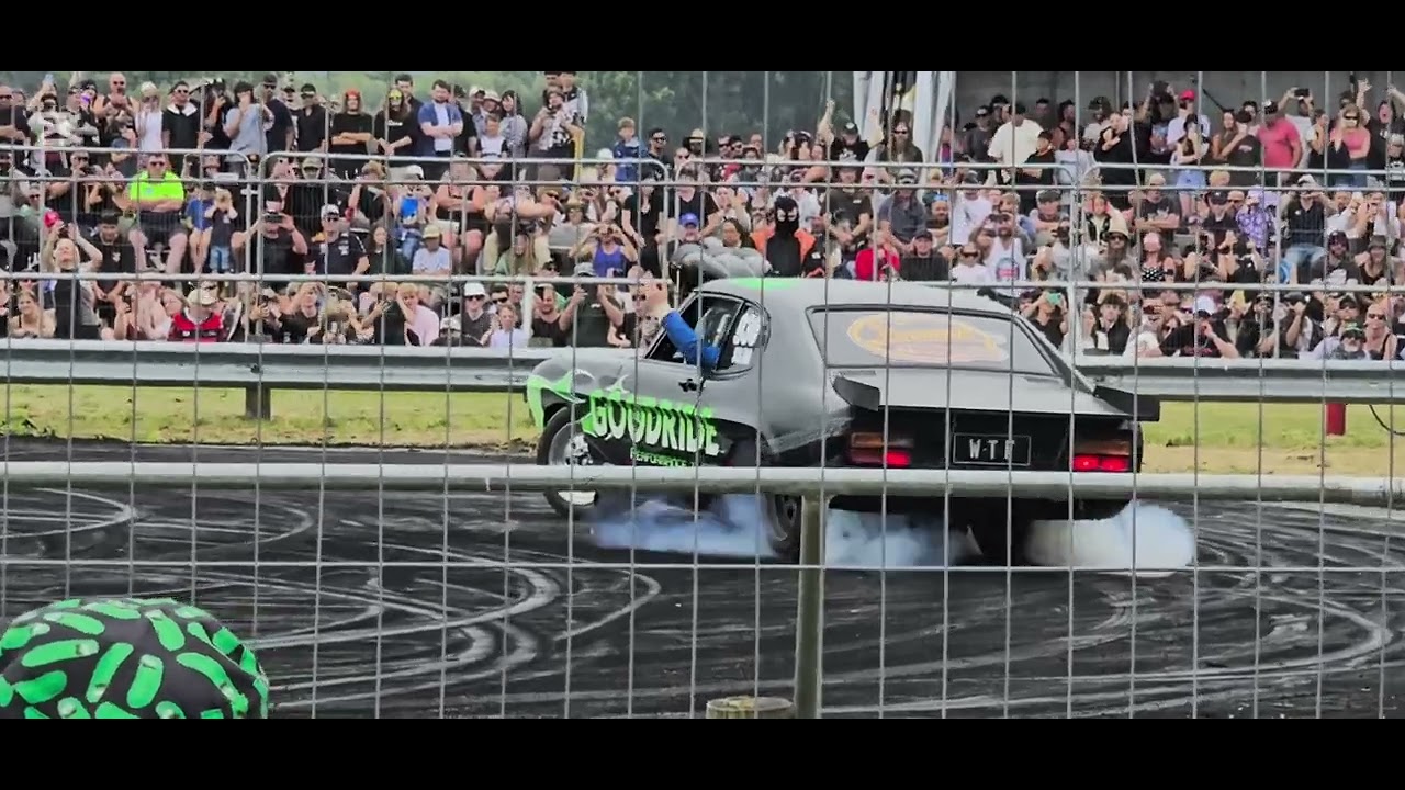Rangiora Muscle car Madness 2025 burnout madness