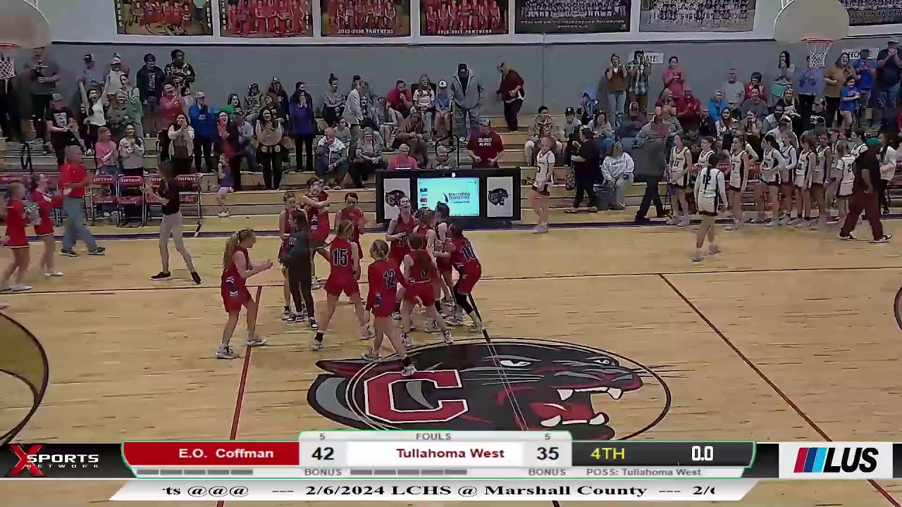 E.O. Coffman Middle vs Tullahoma West Middle - Girls Basketball - 2_3_2024 Class AA Section 2 Sec…