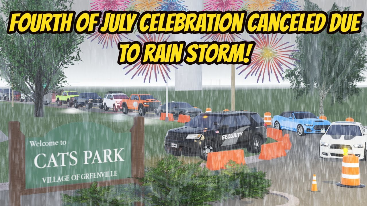 Greenville, Wisc Roblox l *HUGE* 4th of July Celebration STORM Evacuation Roleplay
