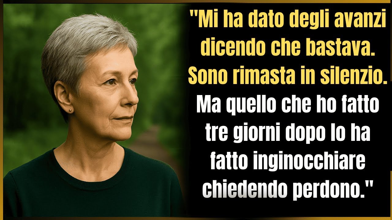 A 65 anni, mio figlio ha detto che dovevo mangiare meno — gli anziani non lavorano. Così decisi…