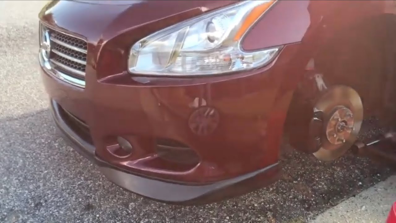 Nissan Maxima front lip install