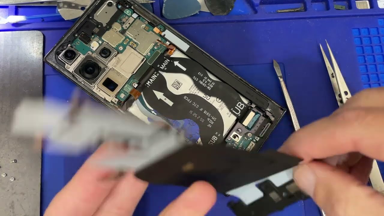 Troca de tela Samsung S23 ULTRA (passo a passo)