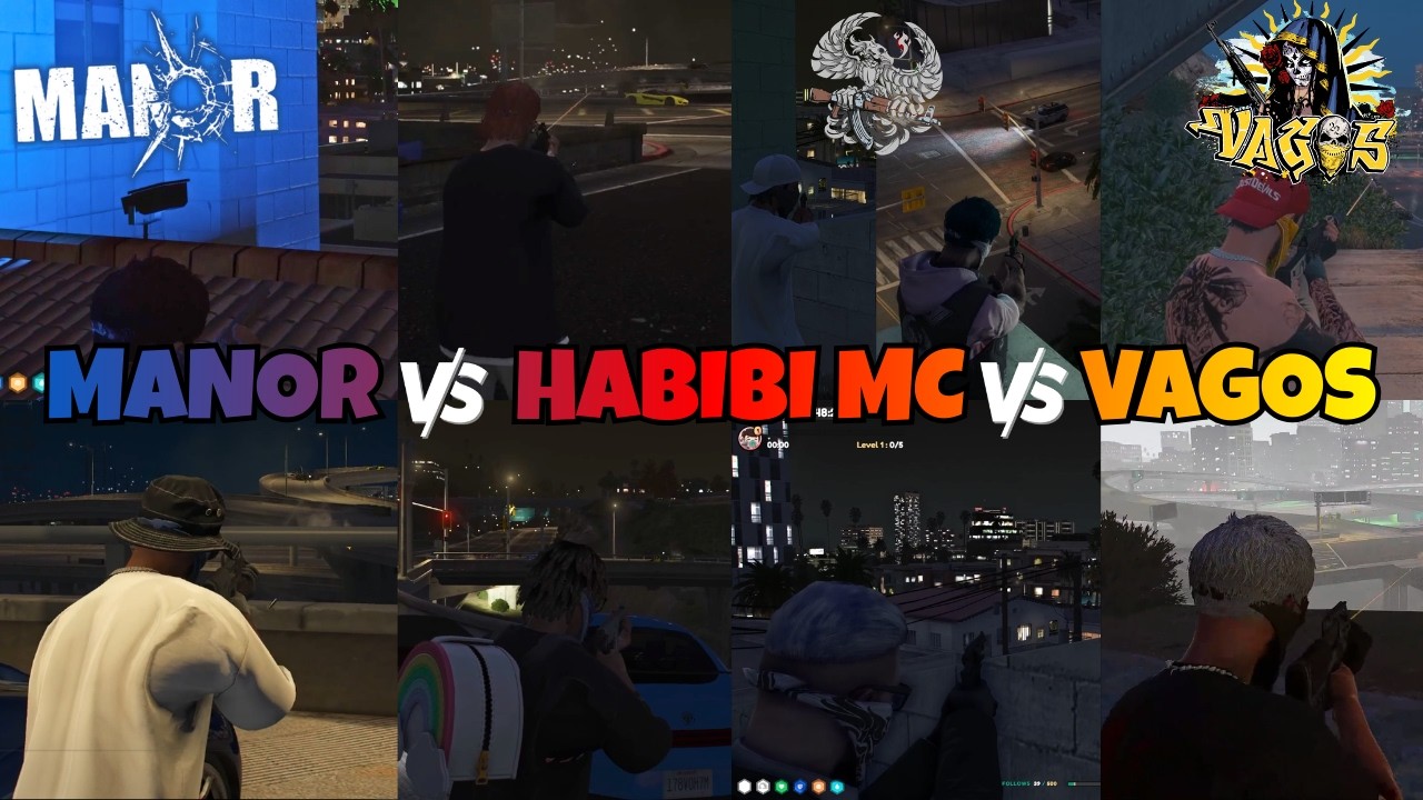 Manor and Vagos Counter Habibi MC Bank Truck At Hawick/Elgin Ave | MULTIPOV | NOPIXEL 4.0 GTA RP
