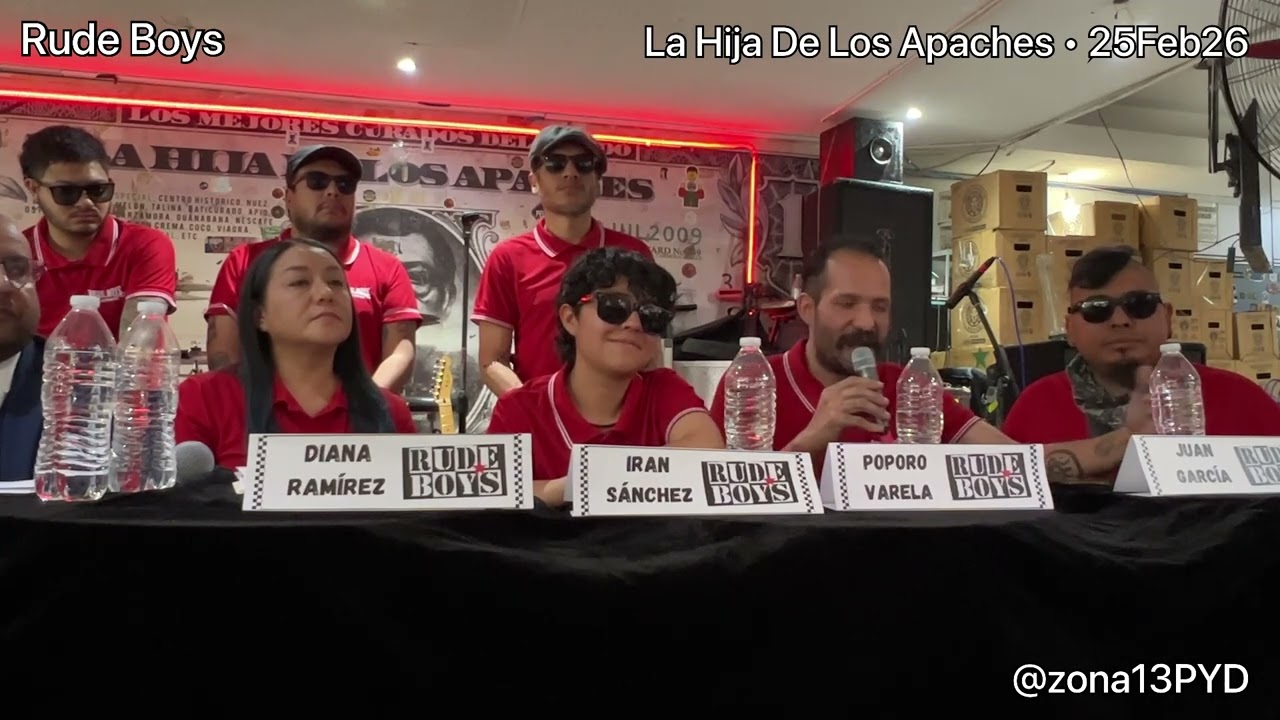 Rude Boys - conferencia de prensa - La Hija De Los Apaches