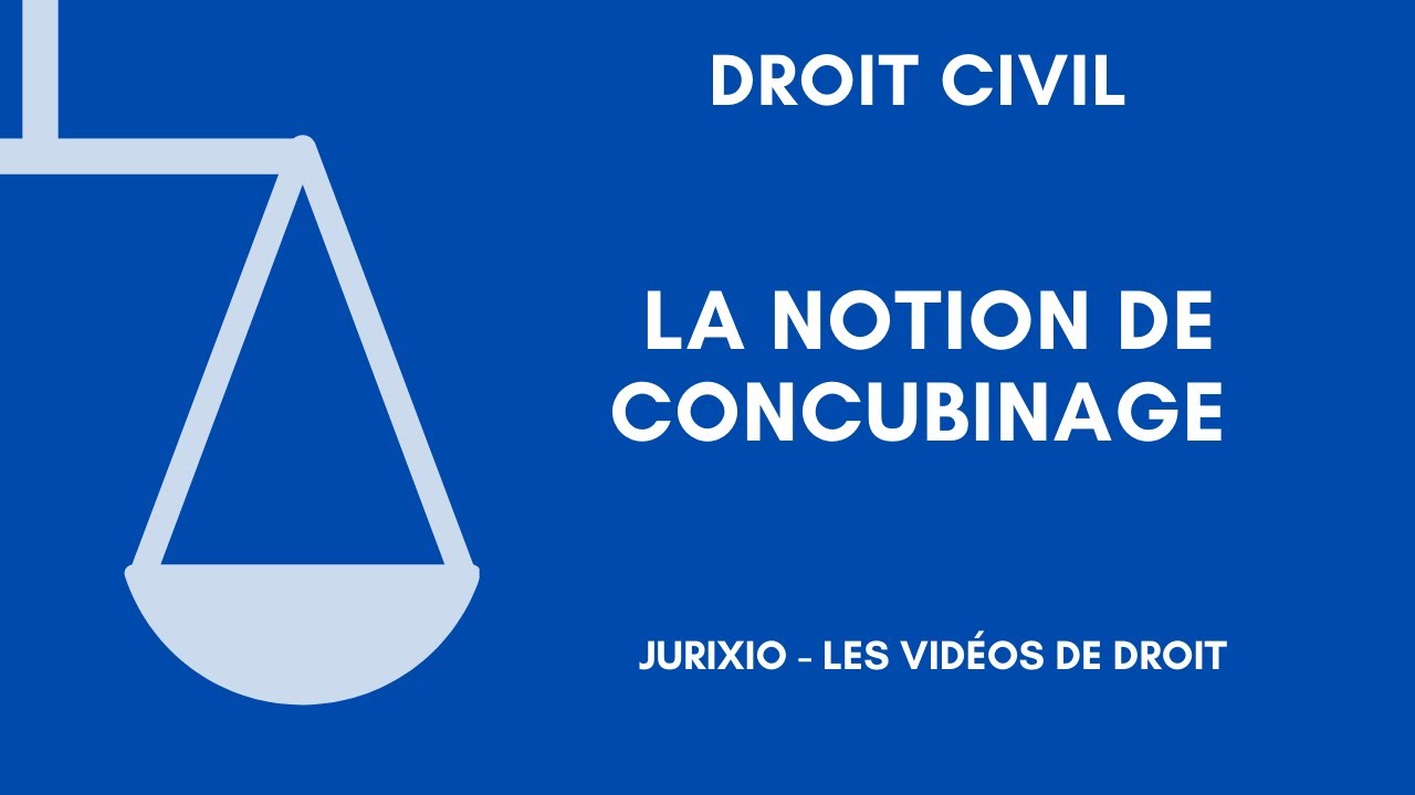 La notion de concubinage