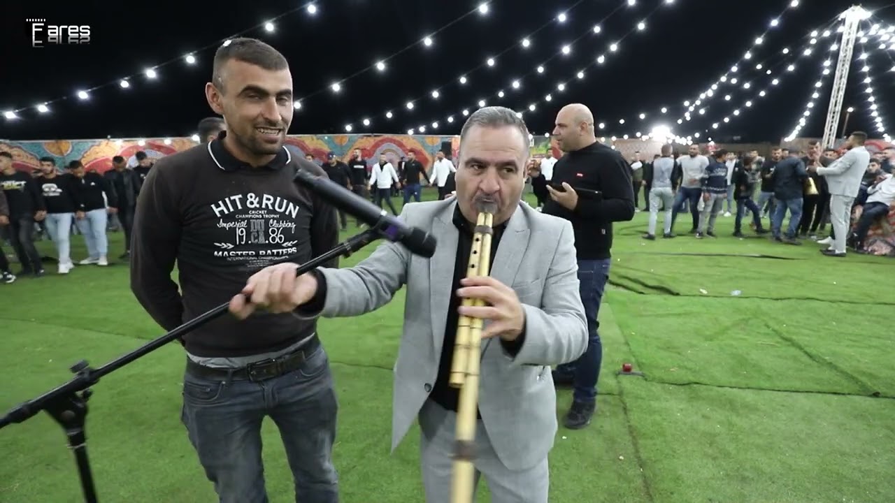 شوف أطول صف دبكه للفنان السويطي بمهرجان المحاميد دير ابو ضعيف سهره عناد رياض محاميد