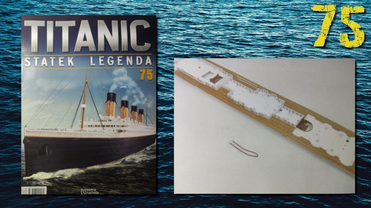 Titanic 1/200 model Hachette - obszar usługowy - 75