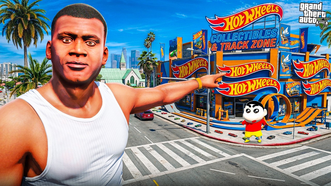 Franklin & Shinchan Build a HOT WHEELS Shop! 🚗🔥 | GTA 5 Malayalam