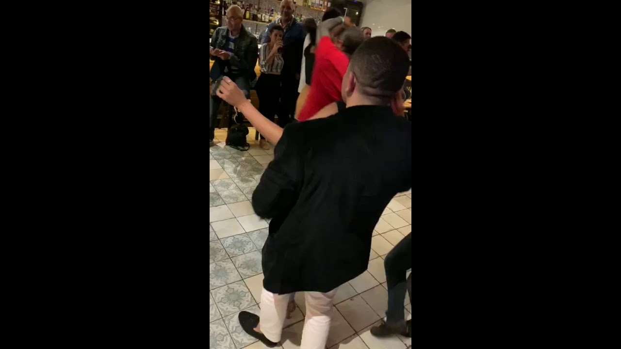 David Herrera dancing salsa with Courtney 5/3/19 @ Casa Bella in Cape Town , South Africa