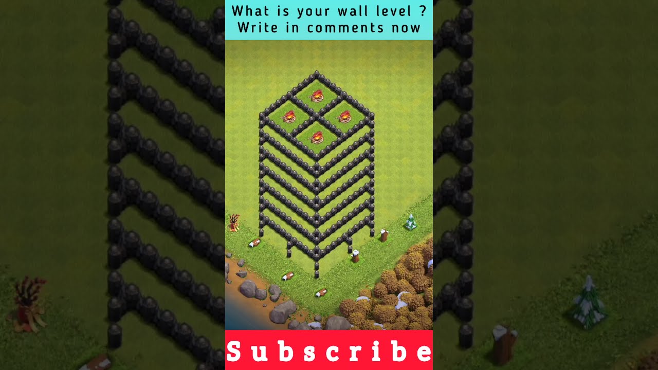 Funny th8 base ! new 3d base with walls town hall 8 clash of clans !