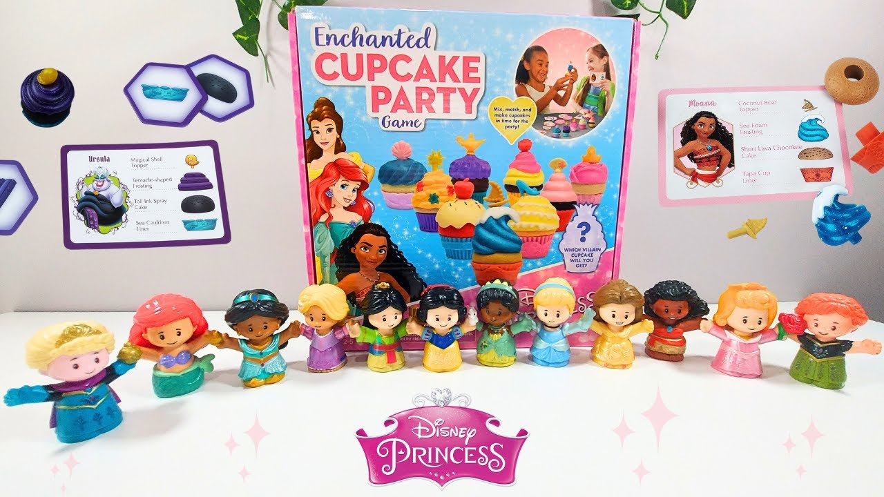 Disney Princess Enchanted Cupcake Party Game | Interactive | Creative Expression