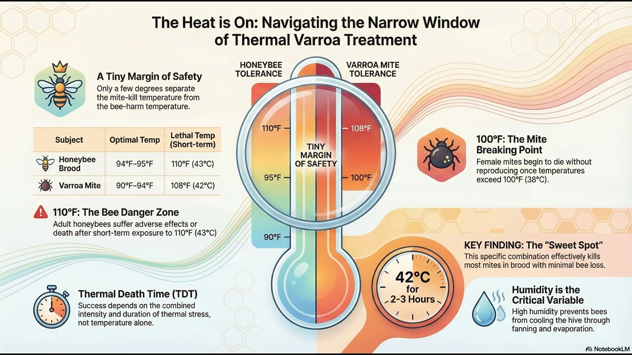Thermal Varroa Treatment Temperature Guide