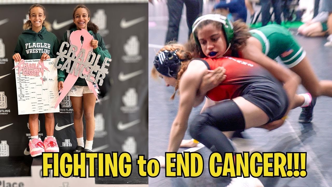 FASTEST Pins 💪🏽 of the YEAR! The GIRLS are FIGHTING Harder! *Cradle Cancer Wrestling Championship*