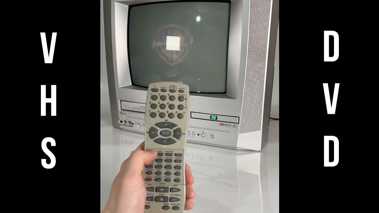 Perfect For Retro Gaming | BUSH VHS DVD CRT TV Combo | 1 Minute Look Into The Past