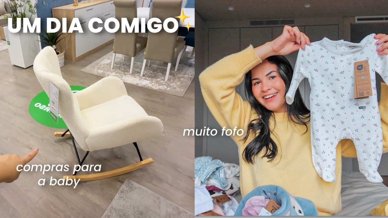 FUI FAZER COMPRAS PRO ENXOVAL DA MINHA BEBÊ 🛍️👶🏻 mostrei tudo no final!