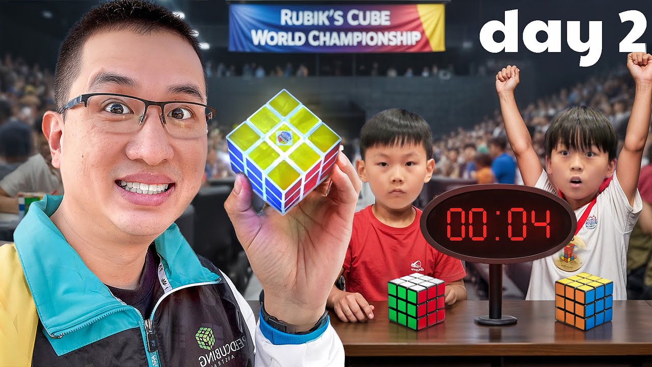 Can I Survive The Rubik's World Championships? // SECRET MISSION