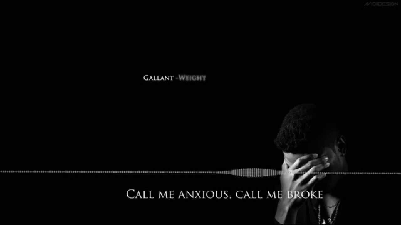Gallant - Weight in Gold (Lyric Video)