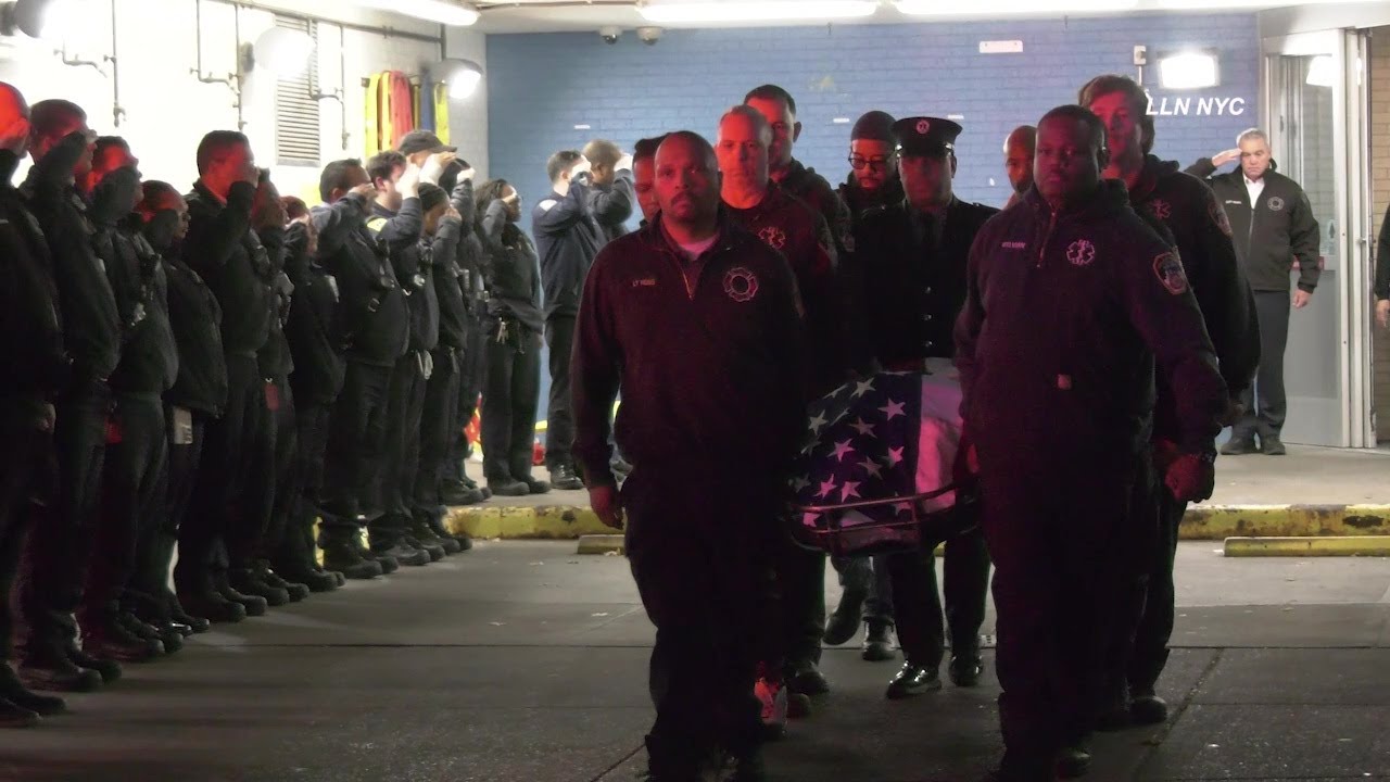 Dignified Transfer of FDNY EMS Paramedic