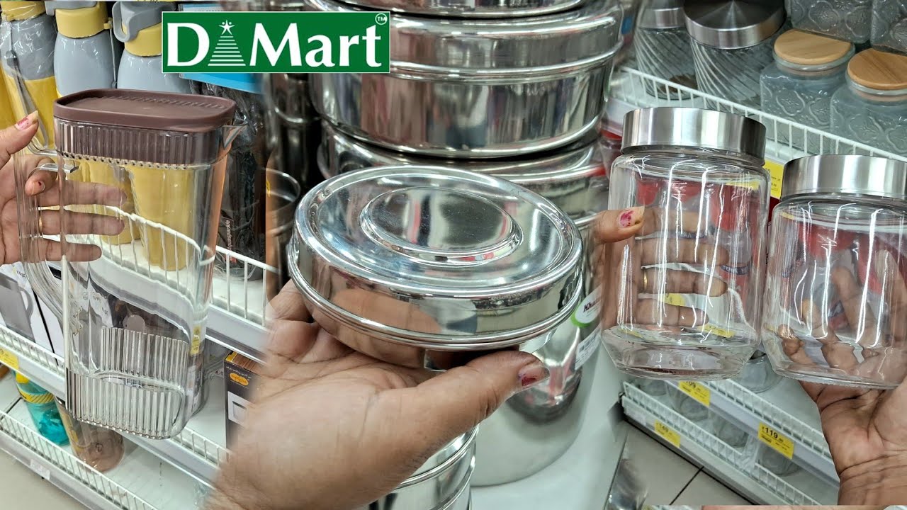 D MART all new kitchen products ! 🤩 new price drop / *ONLINE AVAILABLE* | dmart kitchen products