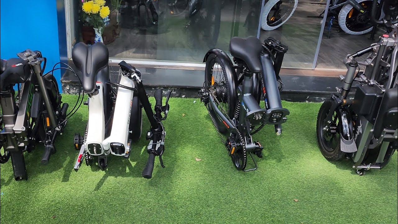 Top 4 Dòng Xe Đạp Điện Gập Gấp Gọn Bỏ Lên Ô Tô Bán Chạy Nhất | HTeBike