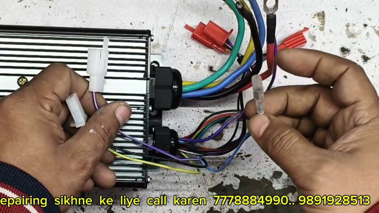 EV Controller all wiring | Controller connection | EV controller repairing | #evcontroller
