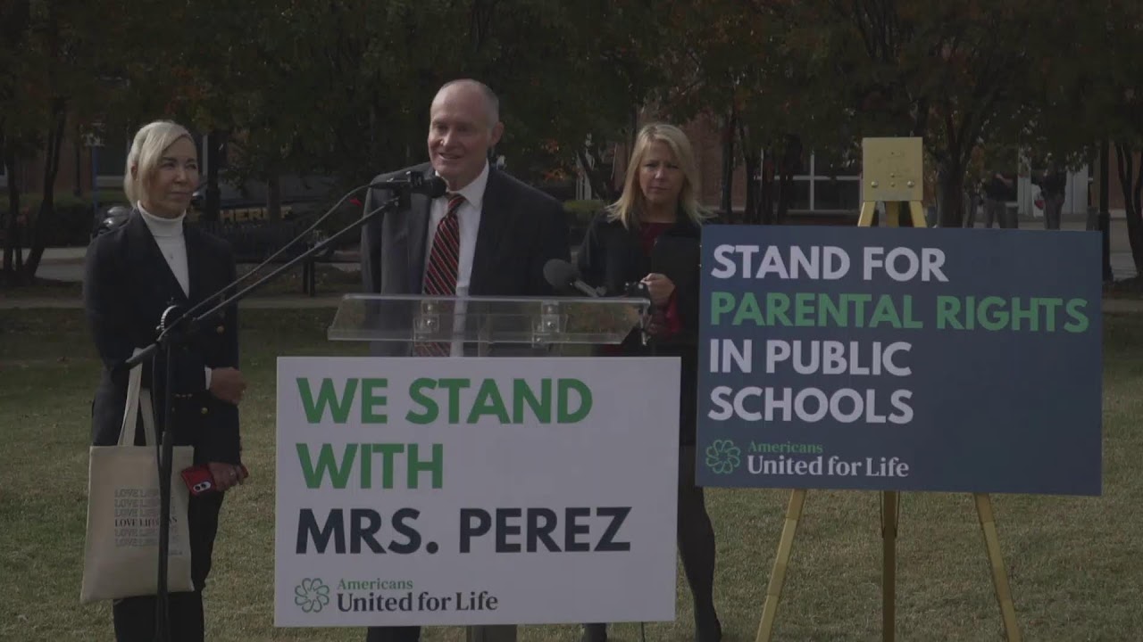 PRESS CONFERENCE: AUL Files Lawsuit on Behalf of Public School Teacher