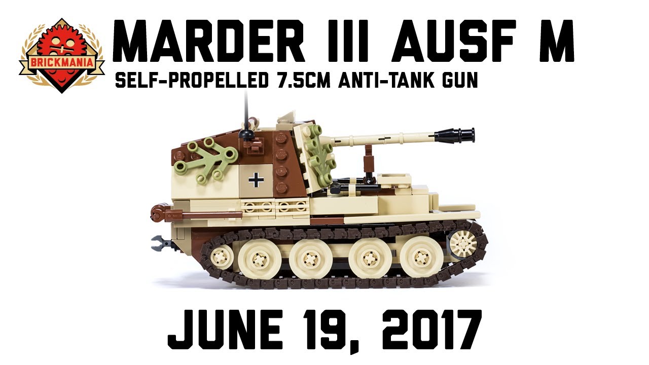 Marder III Ausf M - Custom Military Lego