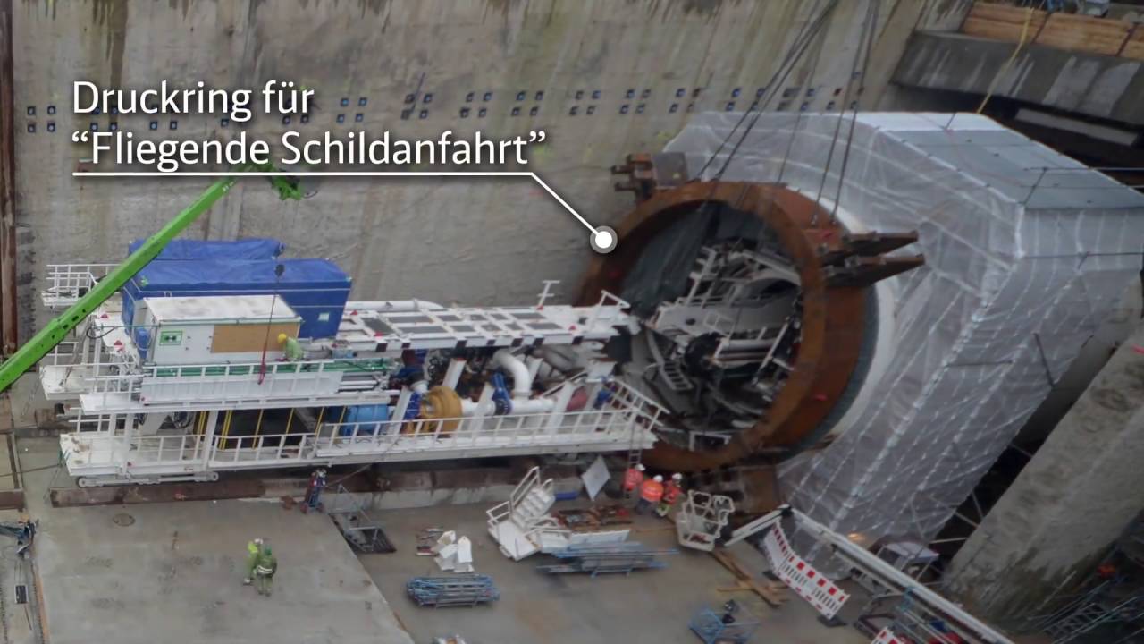 HOCHTIEF Tunnel Rastatt Aufbau TVM HD