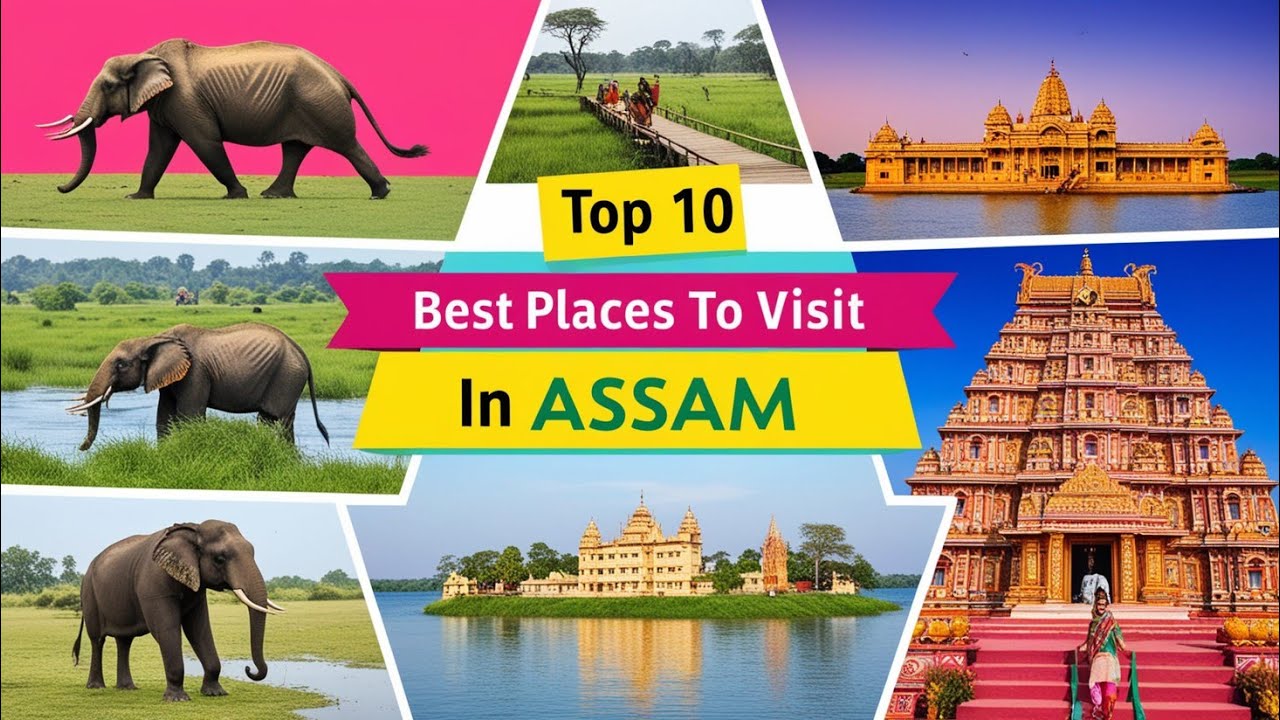 Top 10 best places to visit in Assam ।। 
