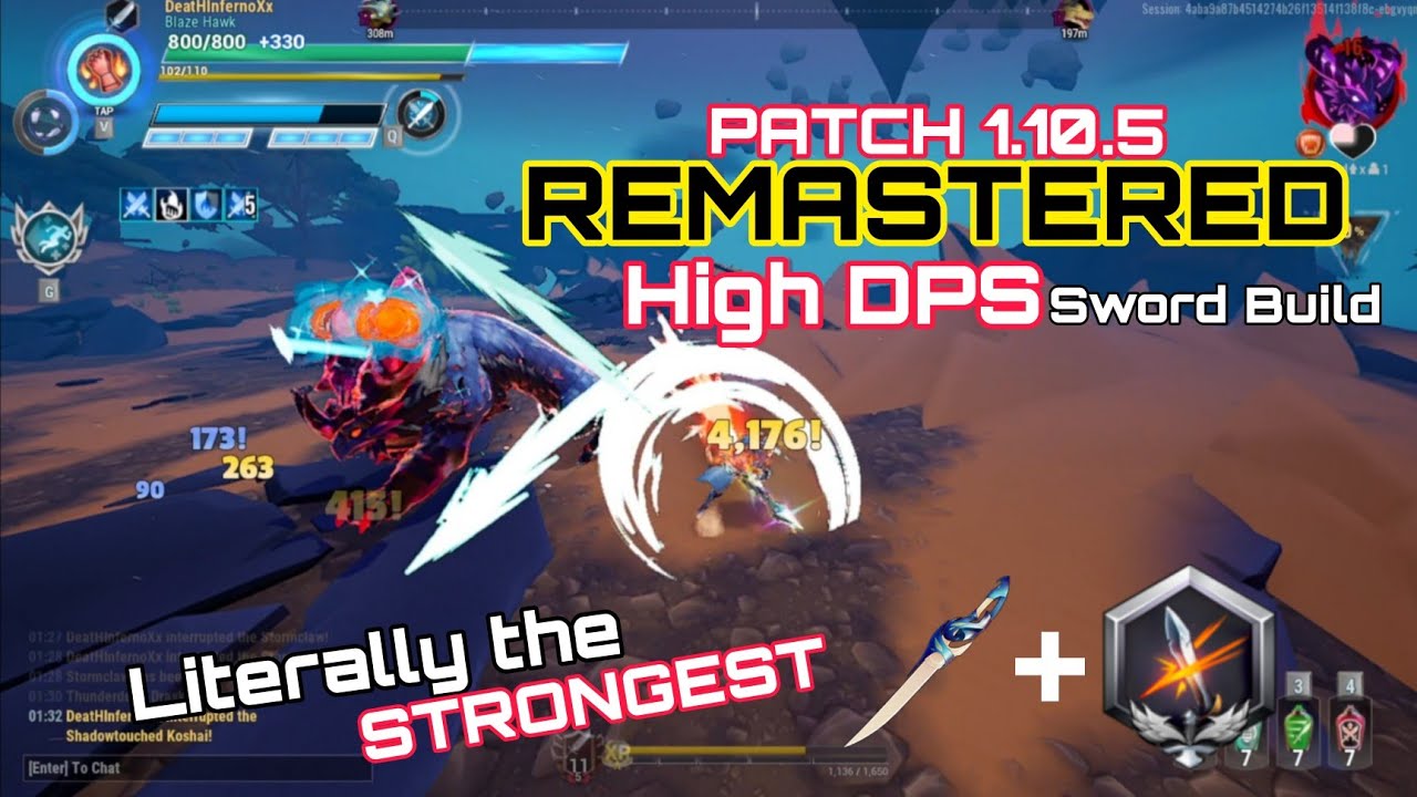 Patch 1.10.5 | REMASTERED High DPS Sword Build - Dauntless Indonesia