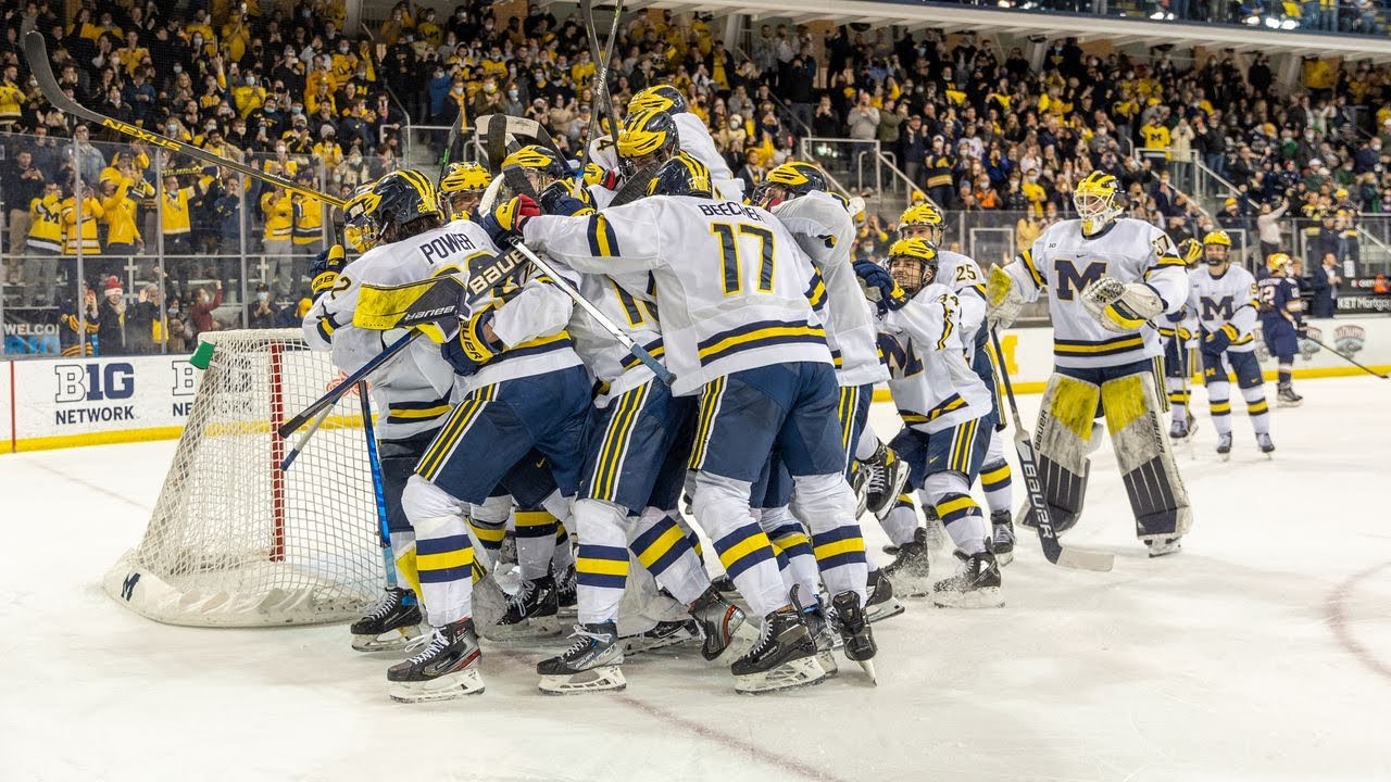 Michigan Hockey Pregame Warmup
