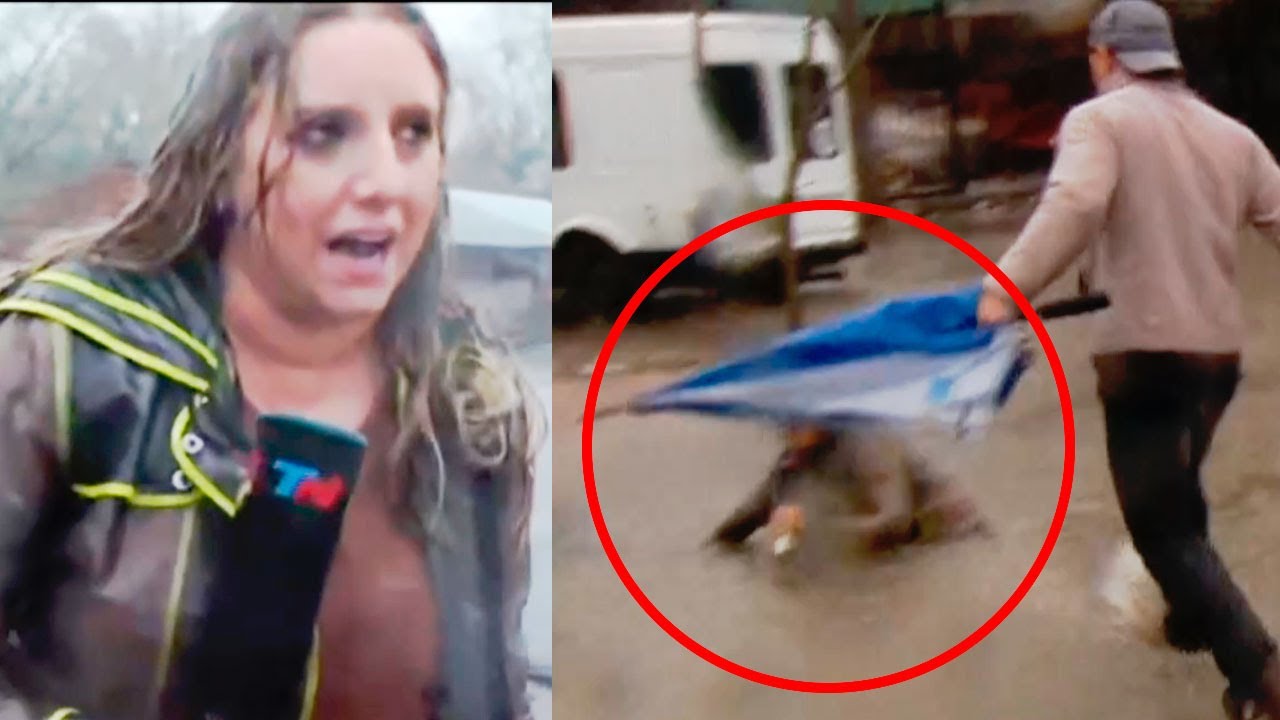 PAULA BERNINI SE CAYÓ EN UN POZO: En medio de las inundaciones en La Plata