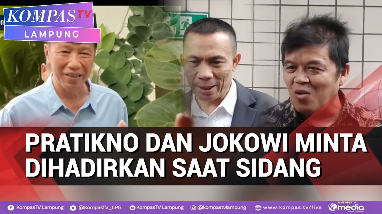 Minta Pratikno dan Jokowi Dihadirkan saat Sidang Sengketa Ijazah,Begini Kata Bonjowi