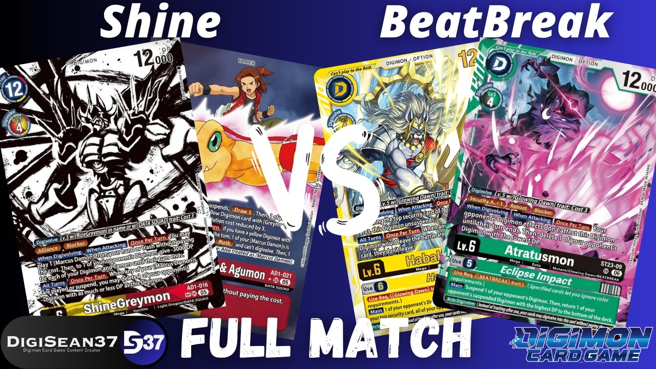 ShineGreymon Ruin Mode Turbo ПРОТИВ Glowing Dawn BeatBreak | Digimon Card Game | BT25 Dual Revolu...