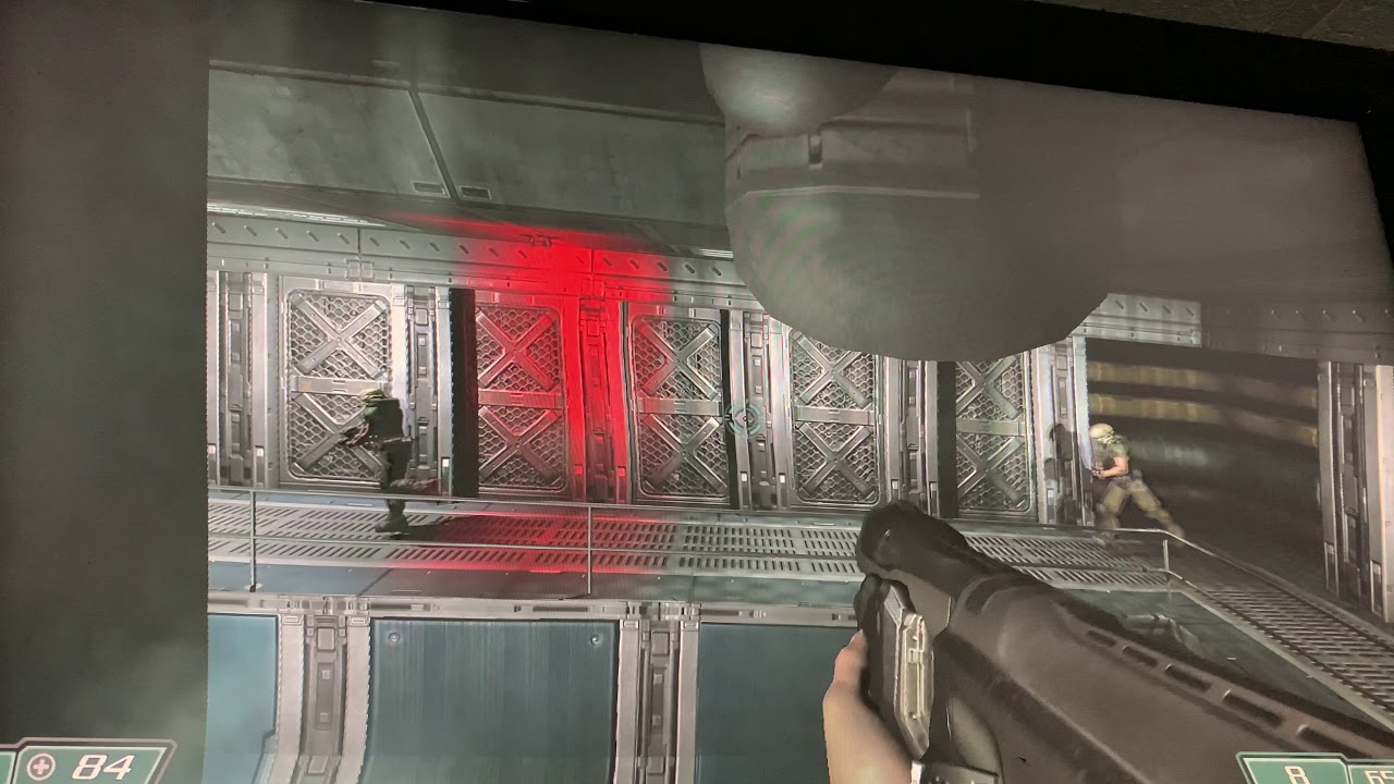 Doom 3 Bravo team last moments.
