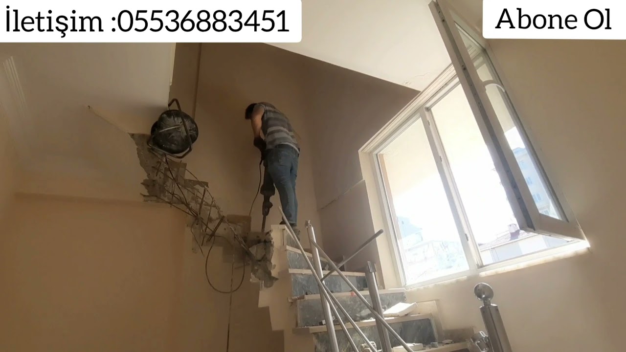 Merdiven Kırma Beton Kırma Merdiven Kırımı Duvar Kırma Kırım yıkım işleri 05536883451