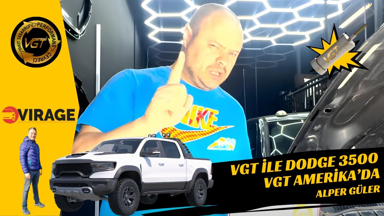 Amerika’da Dodge Ram 3500 ile VGT Testi: Dev Kamyona Yakıt Tasarrufu Geldi! Alper Güler