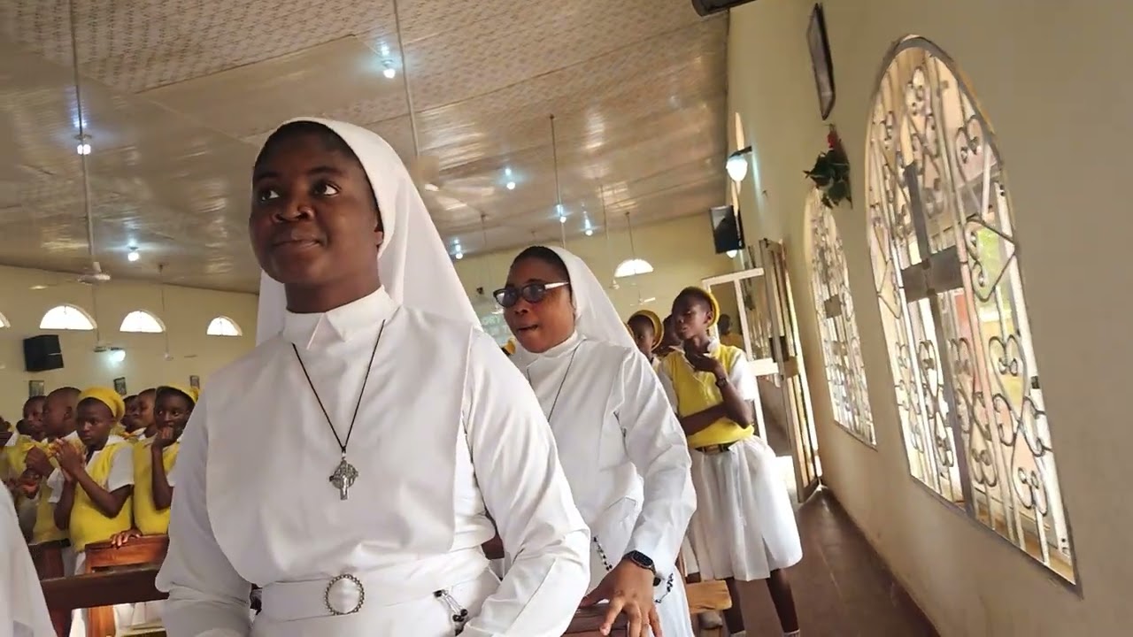 Reception of Sister Elizabeth Manoji, HHCJ,  @St. Columbanus Secondary School,  Ikwen, Akwa Ibom. 